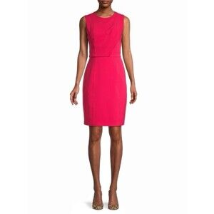 TOCCIN Toga Sheath Dress Womens Size 2 Raspberry Red $595